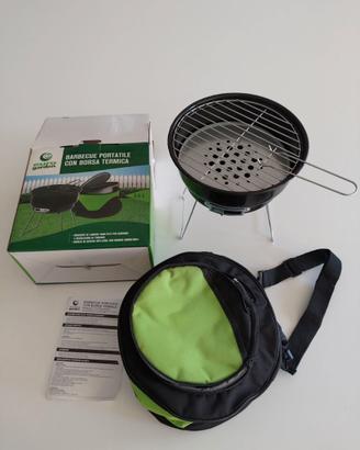 Barbeque Portatile con borsa termica