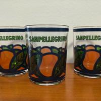 Set bicchieri  San Pellegrino vintage