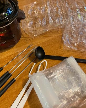 Fonduta cioccolato e kit preparazione cioccolatini