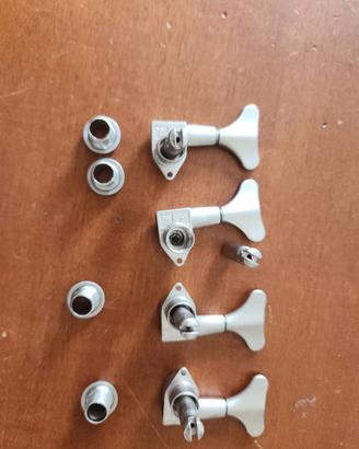 Meccaniche per Basso elettrico 2L 2R (una chiave è