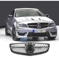 GRIGLIA MERCEDES W204 LOOK AMG C63 NERO LUCIDO CRO