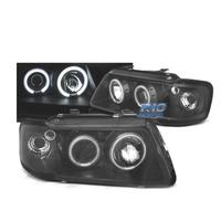 FARI PER AUDI A3 8L 96-00 ANGEL EYES CCFL FONDO NE