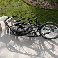 BOB trailer Yak 26 nero rimorchio bici