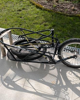 BOB trailer Yak 26 nero rimorchio bici