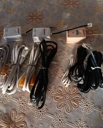 CAVI ETHERNET, TELEFONO, SPLITTER