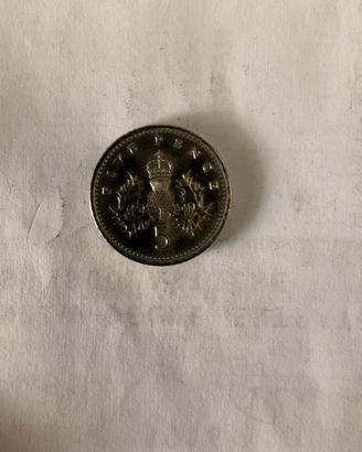 ONE POUND 1986 sterlina Ireland Flax
