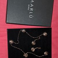 collana lunga e orecchini