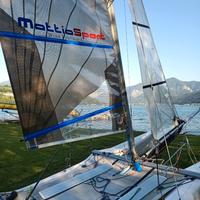 Catamarano MATTIA ESSE Serie 3+RIMORCHIO STRADALE