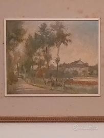 Dipinto  VACCHETTI EMILIO olio 45 x 36 tav