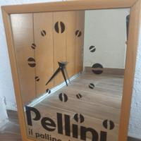 Orologio pubblicitario da parete vintage          