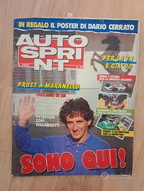 Autosprint 1989 Prost arriva a Maranello -  Ayrton