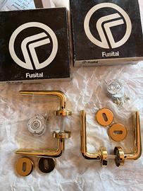2 coppie di maniglie Fusital modello H327 R8 oro
