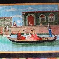 Quadro Naif gondola. 40x50.