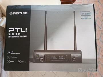 Microfoni wireless con ricevitore