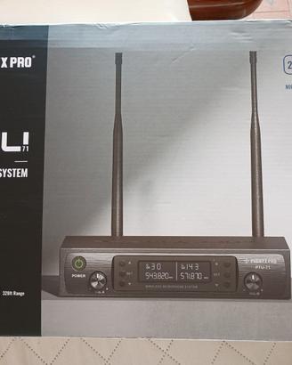 Microfoni wireless con ricevitore
