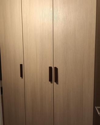letto piu armadio tre ante