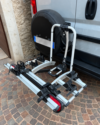 Portabici Atera Strada DL3 per 4 biciclette