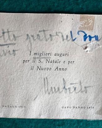 firma re Umberto II di Savoia