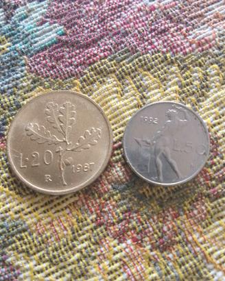 Monete della lira.