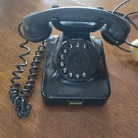 vecchio telefono analogico a disco Siemens 