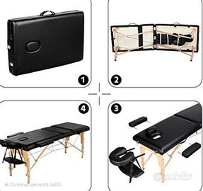 Lettino Massaggi/Estetista/Reiki Pieghevole