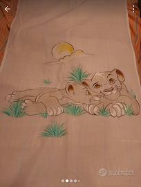 Tende per cameretta dipinte a mano