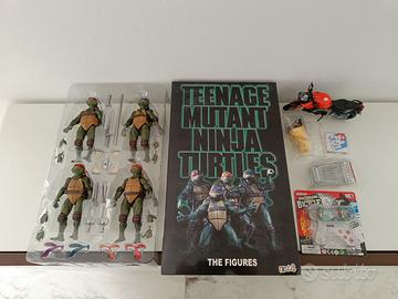 LOTTO 4 ACTION FIGURES TARTARUGHE NINJA - TMNT