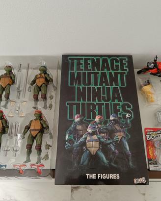 LOTTO 4 ACTION FIGURES TARTARUGHE NINJA - TMNT