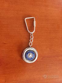 Portachiave in Argento  Massiccio vintage Mercedes