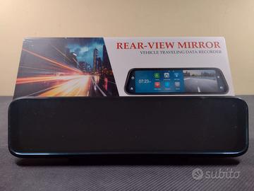 SCHERMO RETROVISORE 12 POLLICI CON DASHCAM 4K