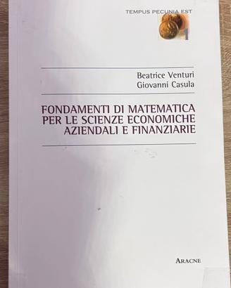 Fondamenti di matematica per le scienze economiche