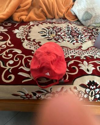 Cappellino adidas rosso originale