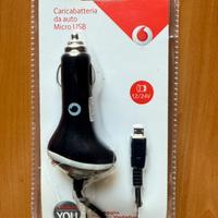 Caricabatterie auto micro USB vodafone 12/24V