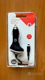 Caricabatterie auto micro USB vodafone 12/24V