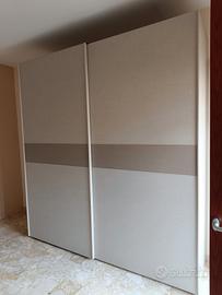 armadio scorrevole più comò e comodini