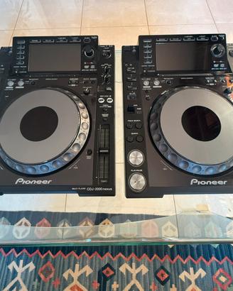 Coppia cdj pioneer 2000 nexus
