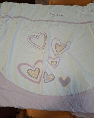 Copriletto lettino a sbarre