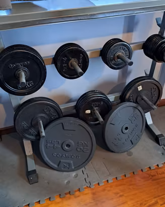 Pesi Ghisa 28mm Corength (146 kg Tot)+rastrelliera
