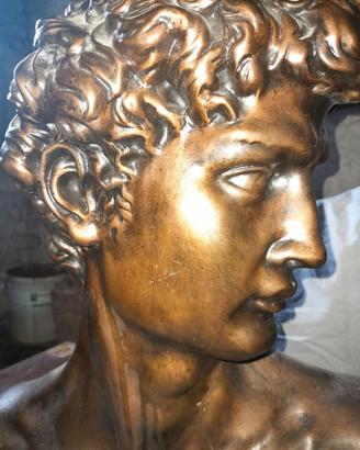 BUSTO DI DAVID IN BRONZO