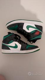 JORDAN 1 MID GREEN TOE (2019)