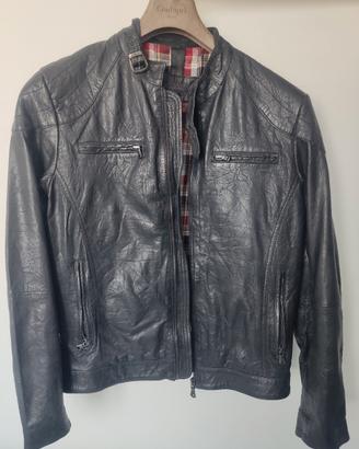 Giacca 100% pelle nera Conbipel 46