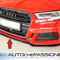 Splitter Spoiler anteriore per Audi A3 8V S line e