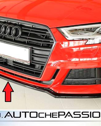 Splitter Spoiler anteriore per Audi A3 8V S line e