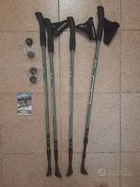 Due paia di bastoni trekking Nordic walking