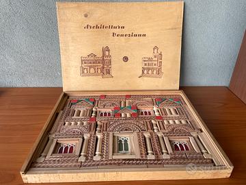 Set vintage costruzioni Architettura Veneziana