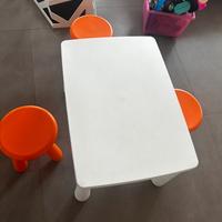 Tavolo per bambini Ikea con sgabelli