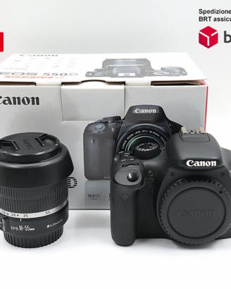 Canon EOS 550D + Canon EF-S 18-55 F3.5-5.6 IS