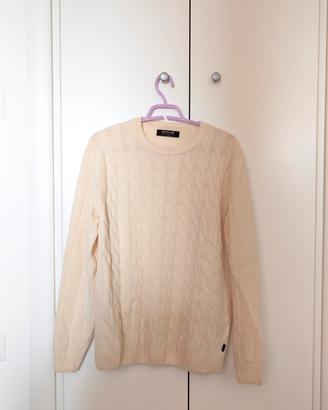 Maglione Nuvolari bianco panna