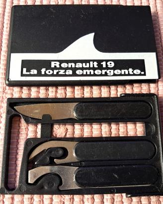Renault 19 La forza emergente Gadget Multiuso '80