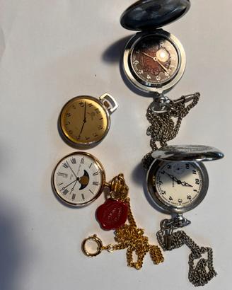 LOTTO: 4 Orologi da Tasca Vintage (Funzionanti )